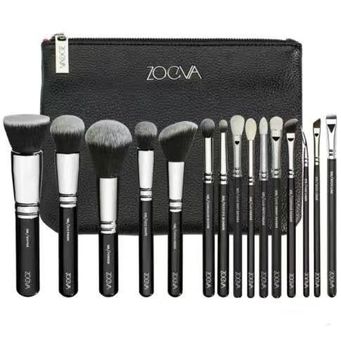 ZOEVA สีดําชุดสีน้ําตาลแต่งหน้าอายแชโดว์ Eyebrow Brush Highlight Full Set แปรง ZOEVA สีดําชุดสีน้ําต