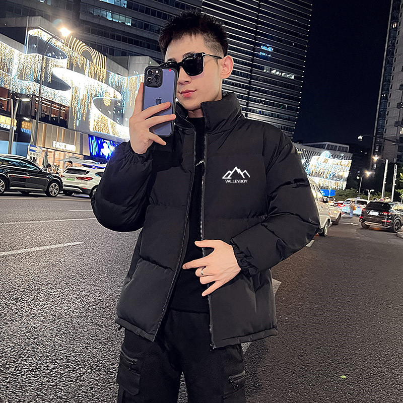 2025 NEW 2025P58. Item No. J4 Thickened Cotton Jacket Black Apricot Blue Pink M-5XL Size new23 P19Y