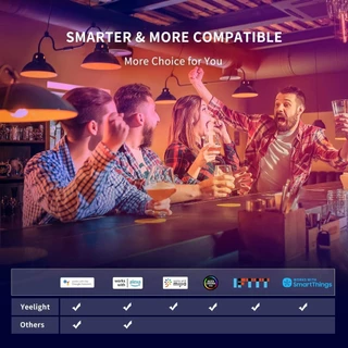 Yeelight สมาร์ท LED W3 หลอดไฟ E26 110V WiFi เชื่อมต่อ t 850lm/900lm สมาร์ท Ligh APP ควบคุมสําหรับ mi Home Alexa Google SmartThings IFTTT