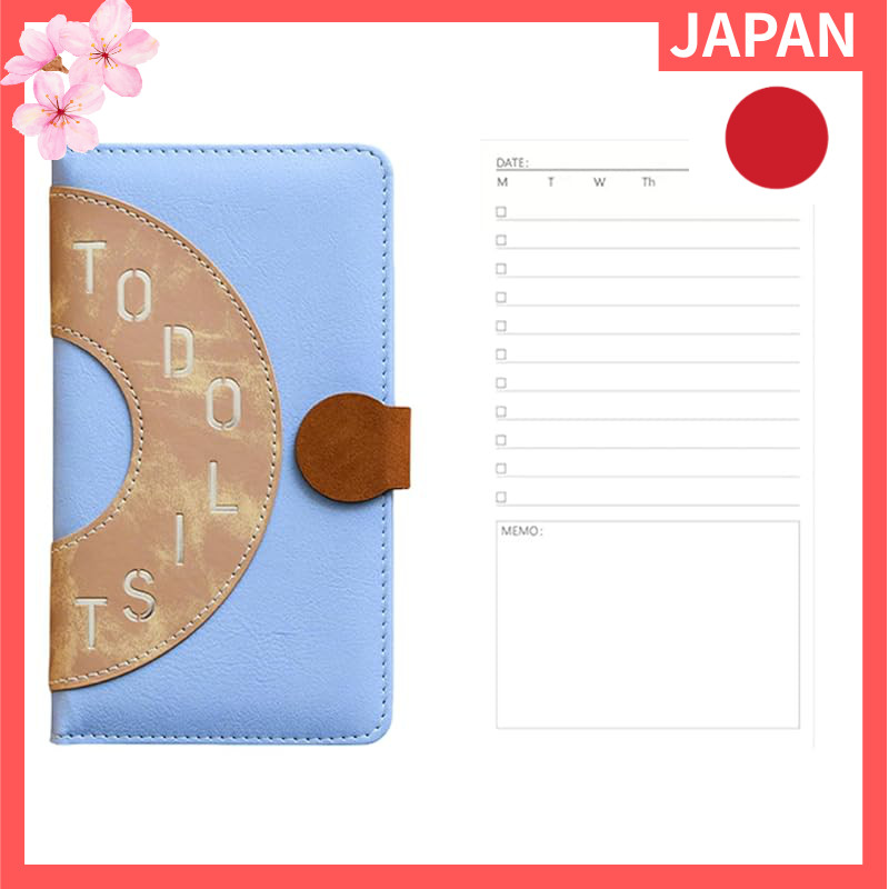 YUANLIFE A6 Daily Planner - To-Do List, Schedule & Time Management Notebook with 196 Pages (6 Months