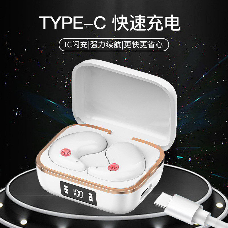 ชุดหูฟังบลูทูธ Mini J11 ที่ขายดีที่สุดจอแสดงผลดิจิตอลไร้สายชุดหูฟังนอนหลับคุณภาพสูงอายุการใช้งานแบตเ