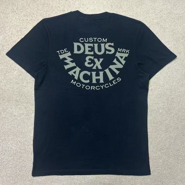 เสื้อยืดแขนสั้นผ้าฝ้ายแท้ สไตล์ Deus ex machina