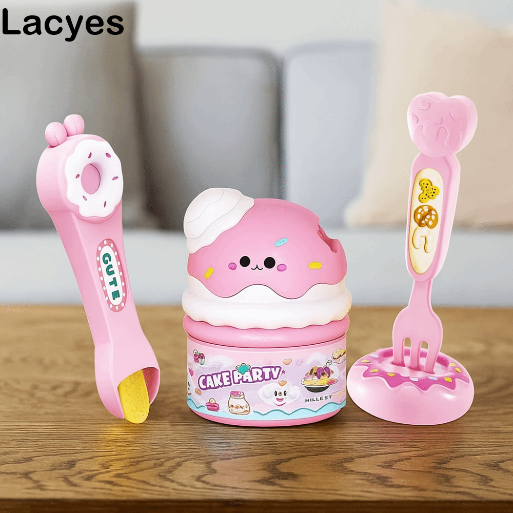 LACYES ของเล่นพุดดิ้งแฮมเบอร์เกอร์, แกล้งเล่นจําลองพุดดิ้งให้อาหารของเล่น, อาหารแปลก ๆ ให้อาหารของเล่นบ้านการศึกษาปฐมวัยของญี่ปุ่นสําหรับเพื่อน