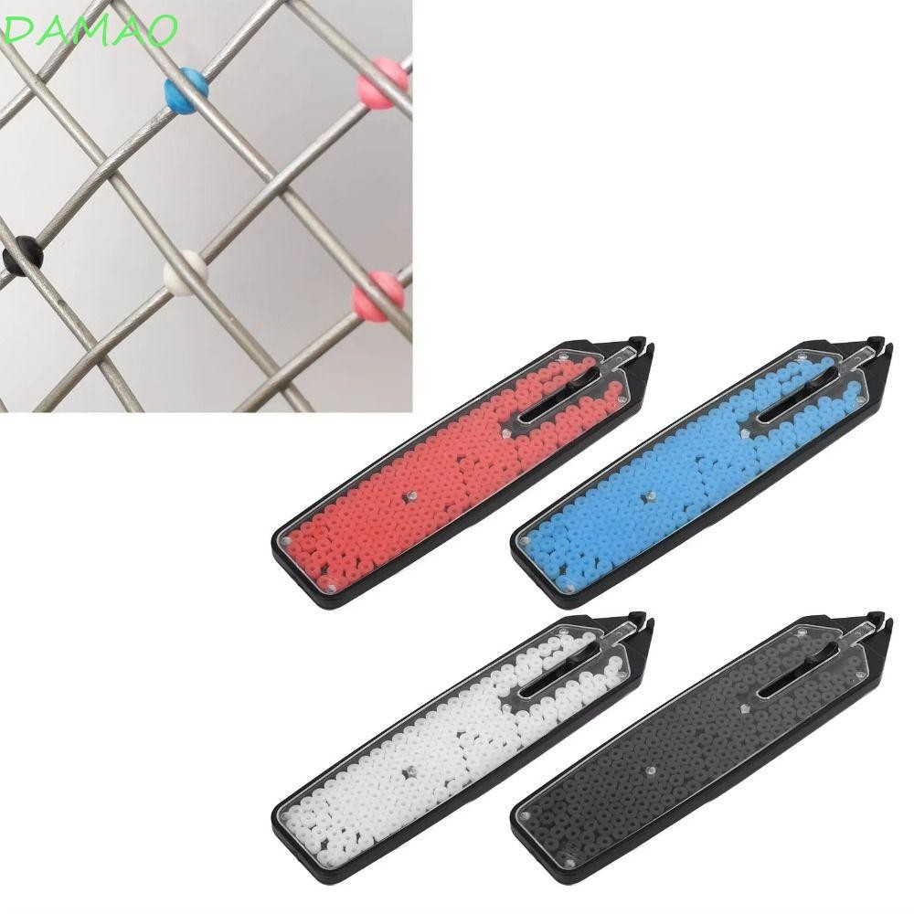 DAMAO Tennis Cross String Saver, โช้คอัพล็อค String Saver, ใช้งานง่ายแบดมินตันน้ําหนักเบาเปลี่ยน Str