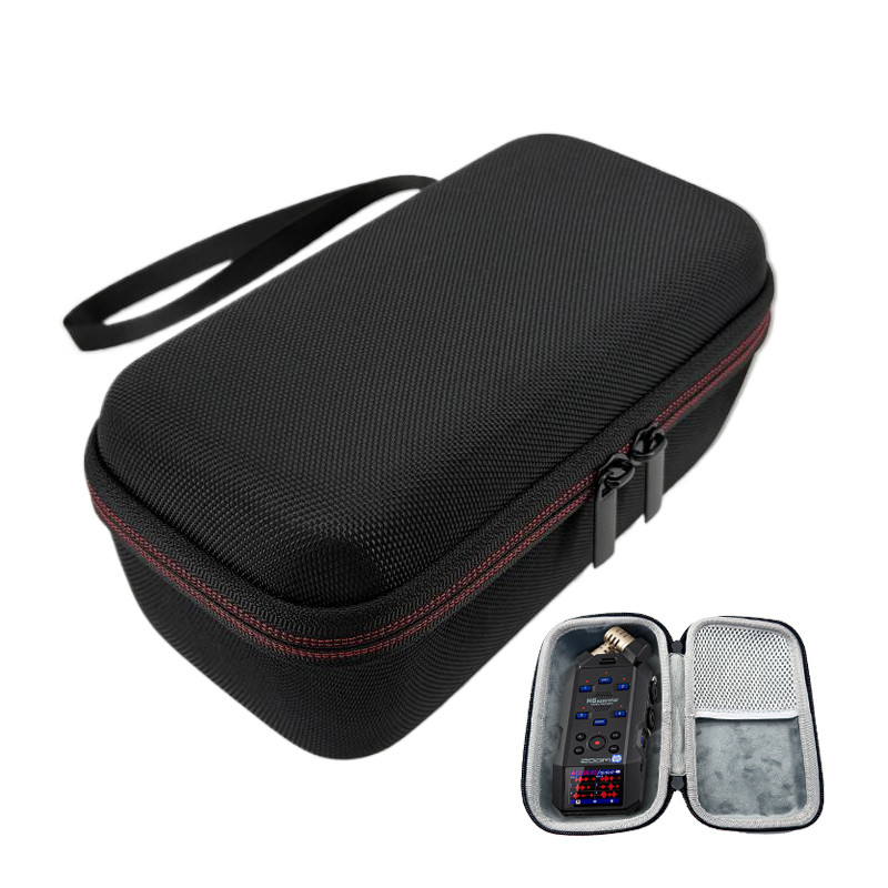 เหมาะสําหรับ ZOOM H6 กระเป๋าเก็บเครื่องบันทึก H4N Pro แบบพกพามือถือสถานีผสมดิจิตอล Hard Shell กล่องป