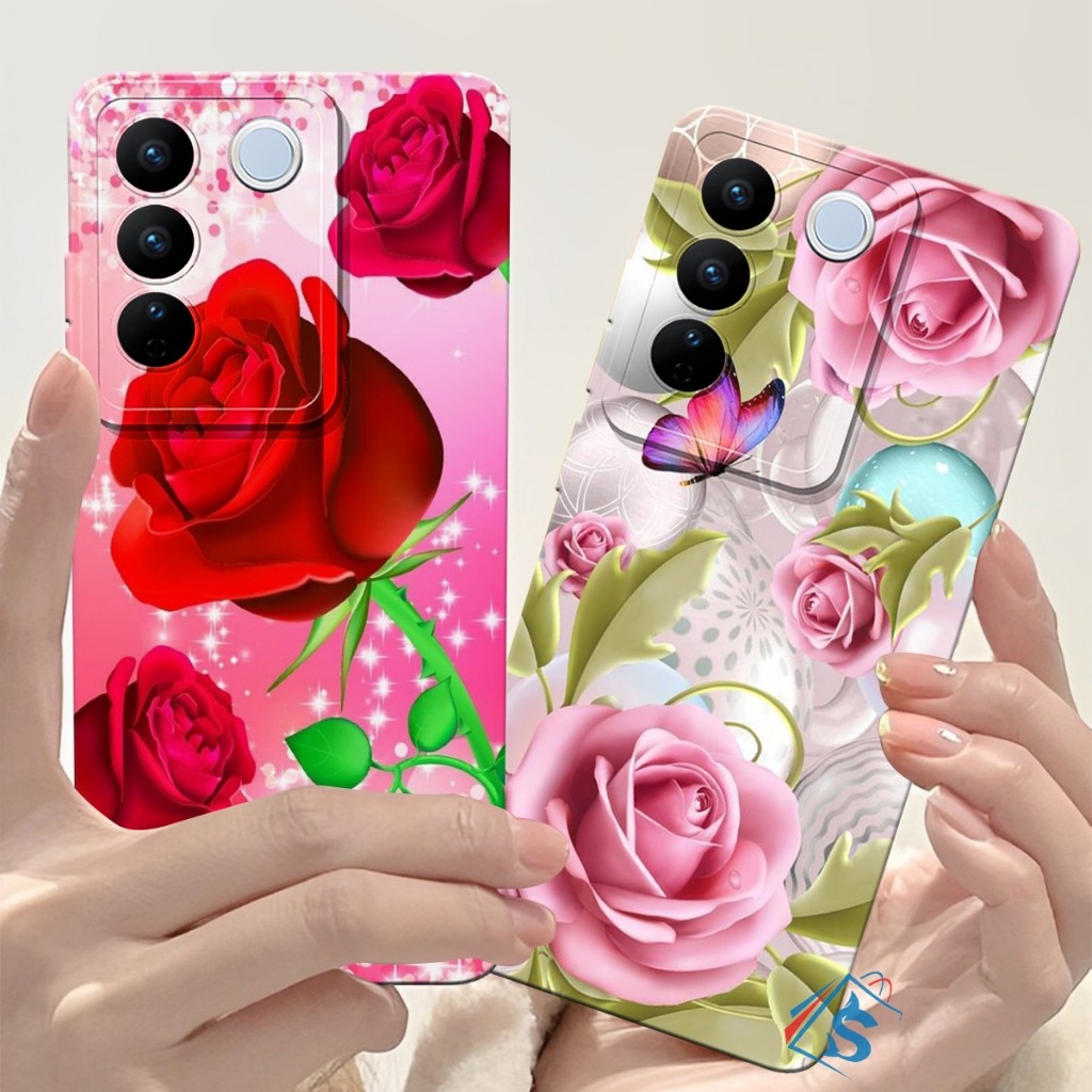 HP [SHARK CASE] Softcase Vivo V27E V27 V25 V25 PRO V25E V21 V21E V23E V23 5G Y75 5G T1 5G V15 PRO Cu