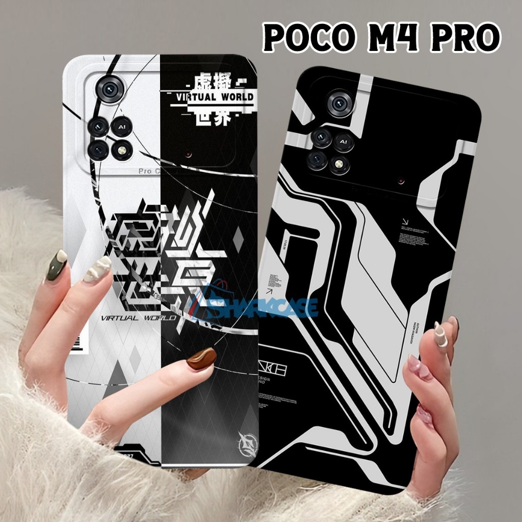HP [SHARK CASE] Softcase REDMI POCO M4 PRO 4G M3 M4 M5 M5S M3 PRO 5G NOTE 13 12 11 11S 10 10S 9 8 7 