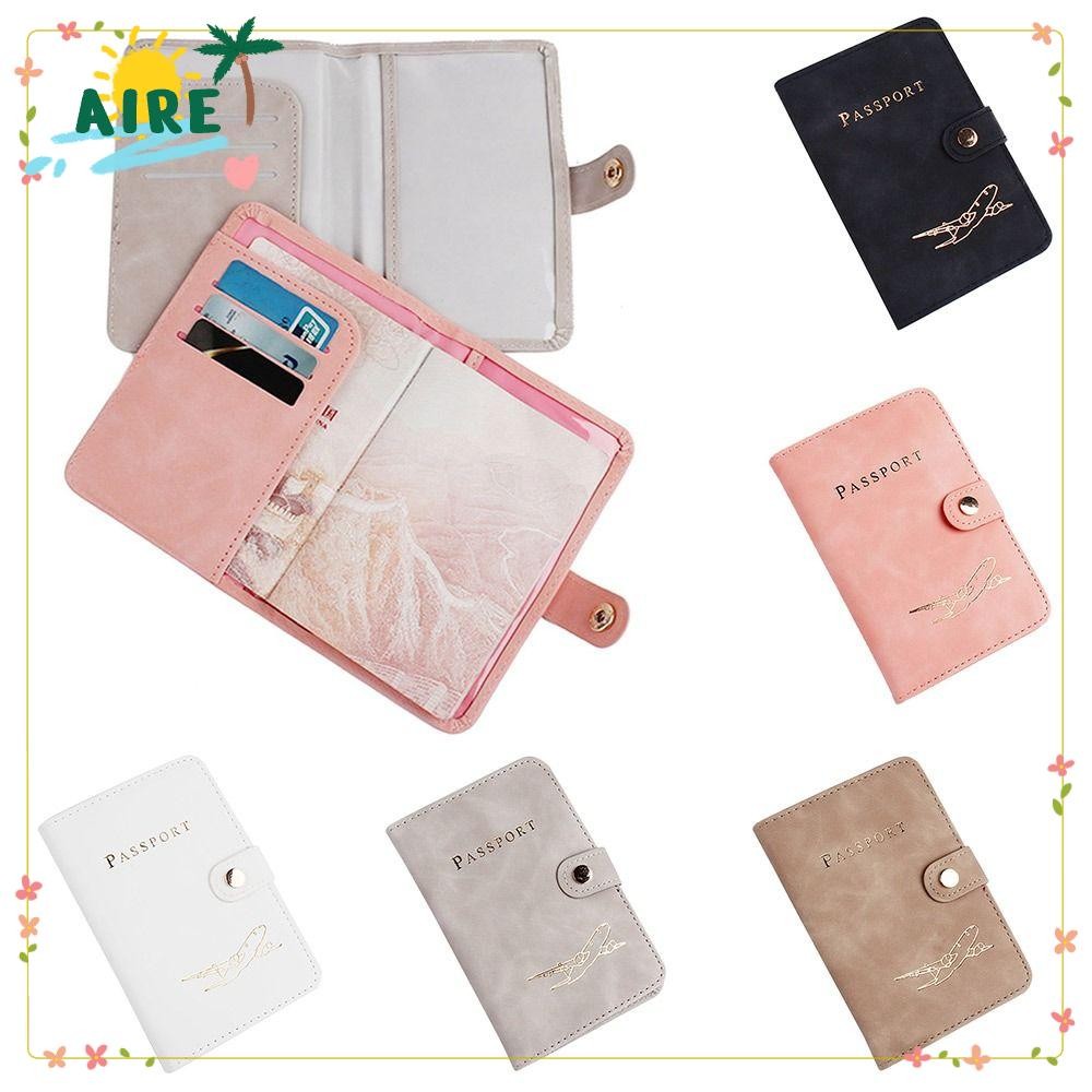 AIRE Passport Cover PU Leather Protector Cover กระเป๋าเดินทางกระเป๋า