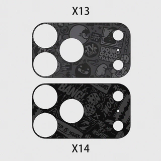 [2 ชิ้น] สําหรับ iPhone 17 Pro/17 Pro Max DIY Soft Frosted กล้องสติกเกอร์กระดาษฟิล์ม/การพิมพ์ Graffiti Anti-scratch กล้อง Protector
