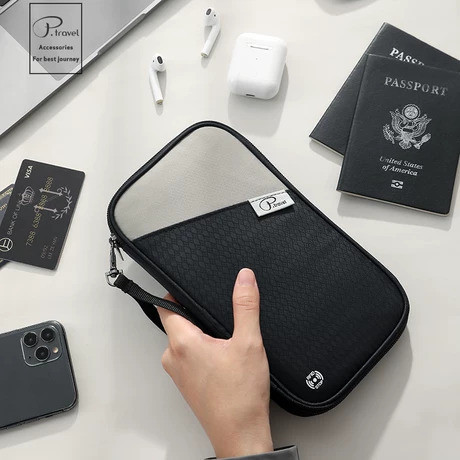 NOKR Passport Organizer RFID Blocking Card Holder Passport Covers