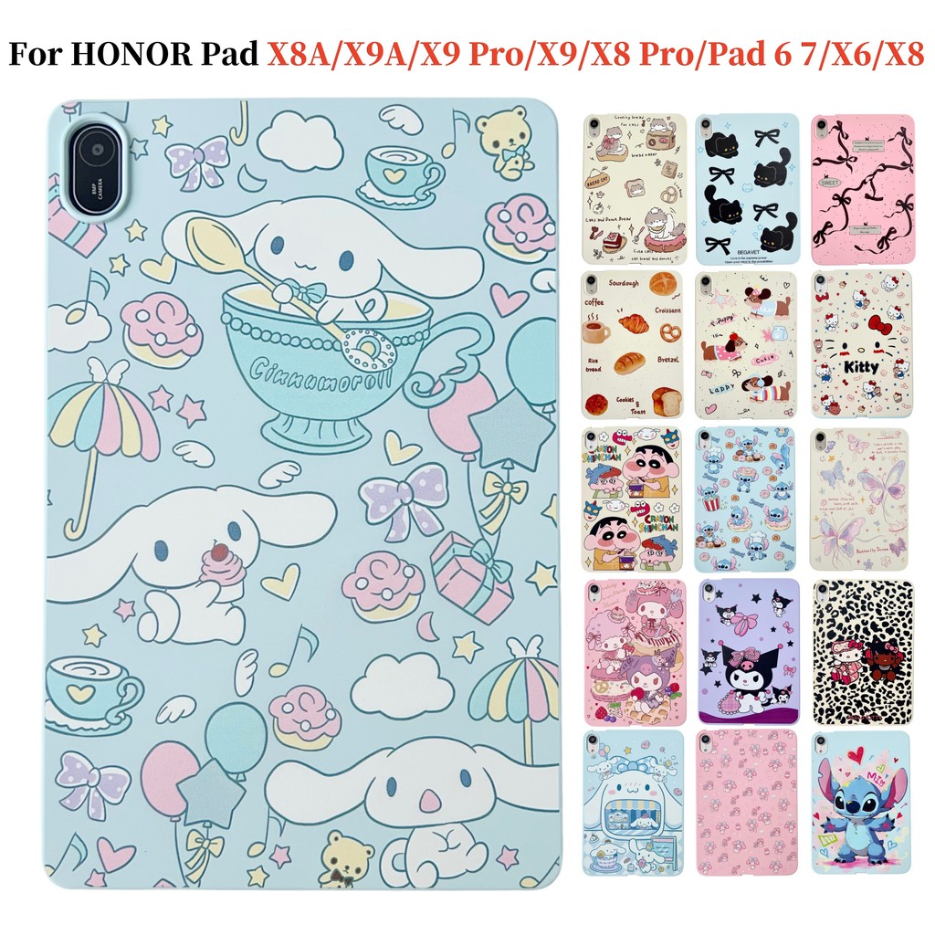 สําหรับ HONOR Pad 6 7 X6 X8 X9 Pro X8A X9A 11.5 นิ้ว 2025 11.0 10.1 9.7 ELN2-W29 W09 แฟชั่นน่ารักการ