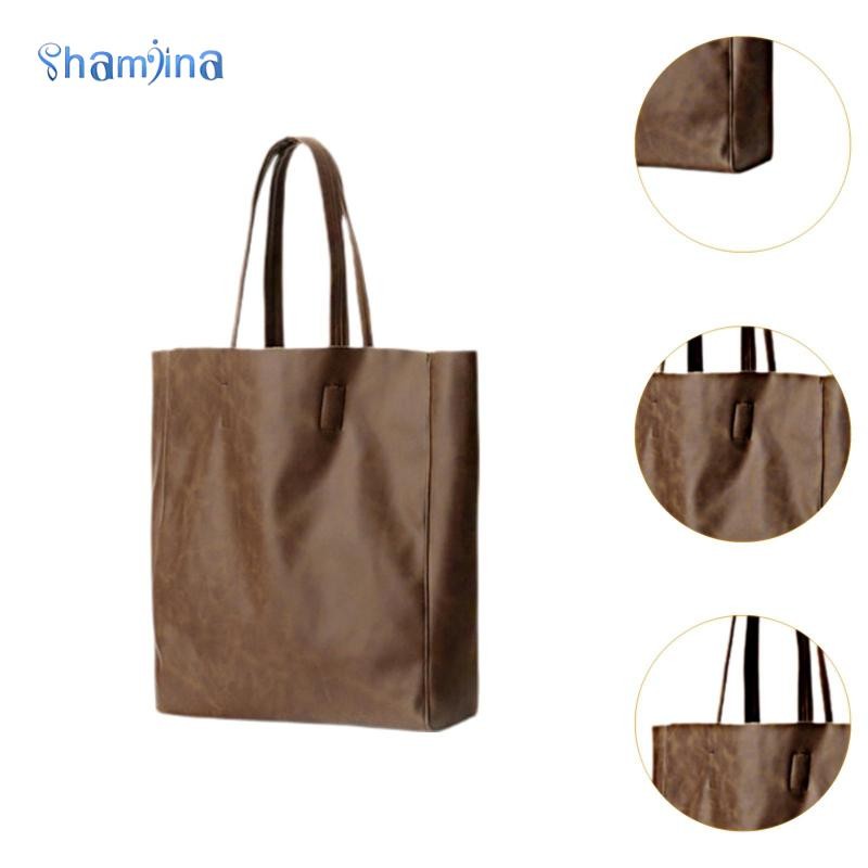 [Shamjina] กระเป๋าโท้ทอเนกประสงค์ Commuting กระเป๋าถือแบบพกพาสําหรับงานปาร์ตี้ของขวัญช้อปปิ้ง - รูปที่ 3