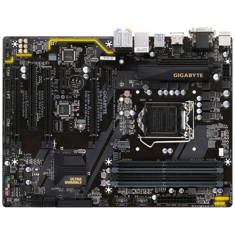 ใหม่!Gigabyte Z270-HD3 Z270 เมนบอร์ดโอเวอร์คล็อก 1151 DDR4 เปลี่ยน Z170 B250 H270