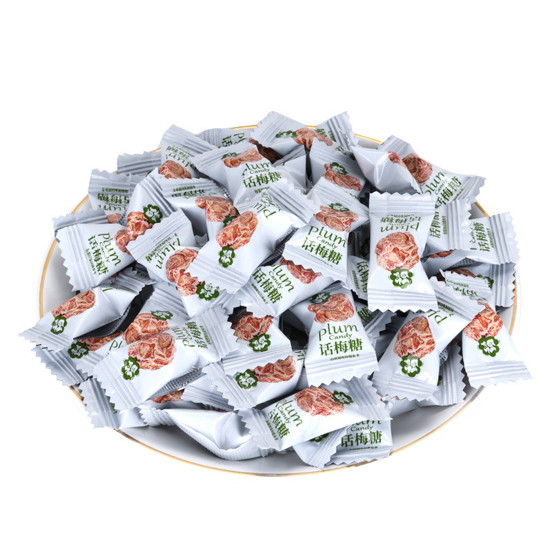 ขนมลูกพลัมเปรี้ยว 3D ของแท้จาก Jia Guo Duo ขนมลูกพลัมเปรี้ยวหวานและเปรี้ยว ของว่างสำหรับปีใหม่ ของขว