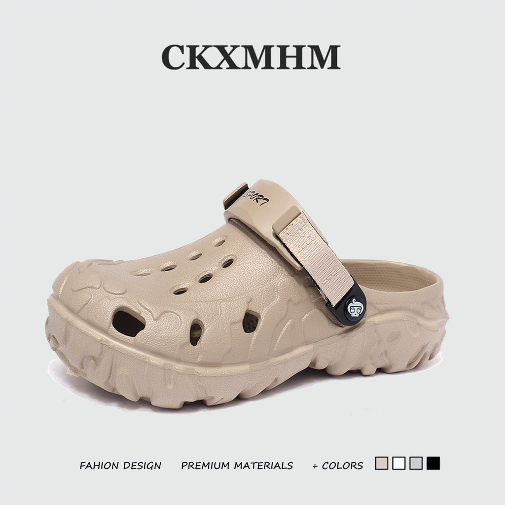 CKXMHM 40-47 รองเท้าแตะ EVA ผู้ชายแฟชั่นรองเท้าแตะขนาดใหญ่ 46 47