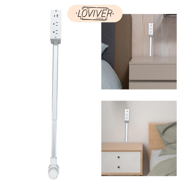 LOVIVER หลายปลั๊ก Expander ตัวขยายเต้าเสียบไฟฟ้าสําหรับ Travel Home NightStand