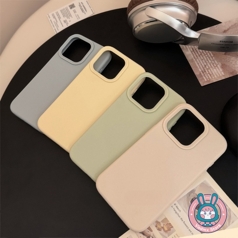 Dopamine Matte Casing สําหรับ Redmi Note 15 14 13 12 Pro Plus Turbo 12R 12T Pro Plus 5G Solid Candy Color Phone Case เรียบง่ายน่ารักสีสัน Frosted Plain Cases Soft ฝาหลัง - รูปที่ 5