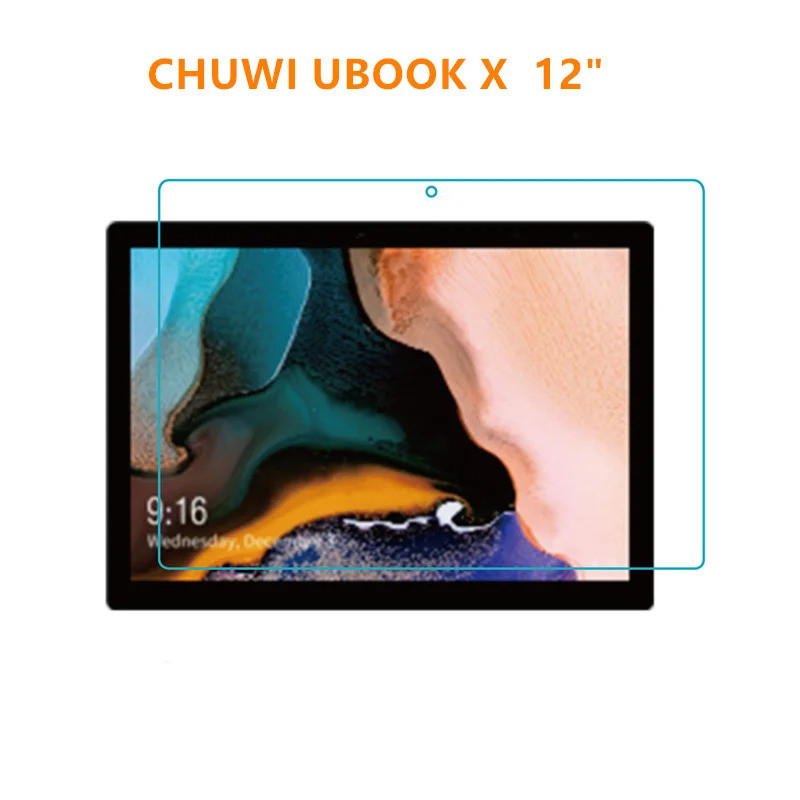 9H กระจกนิรภัยป้องกันหน้าจอฟิล์มสําหรับ Chuwi UBOOK X 12" แท็บเล็ต