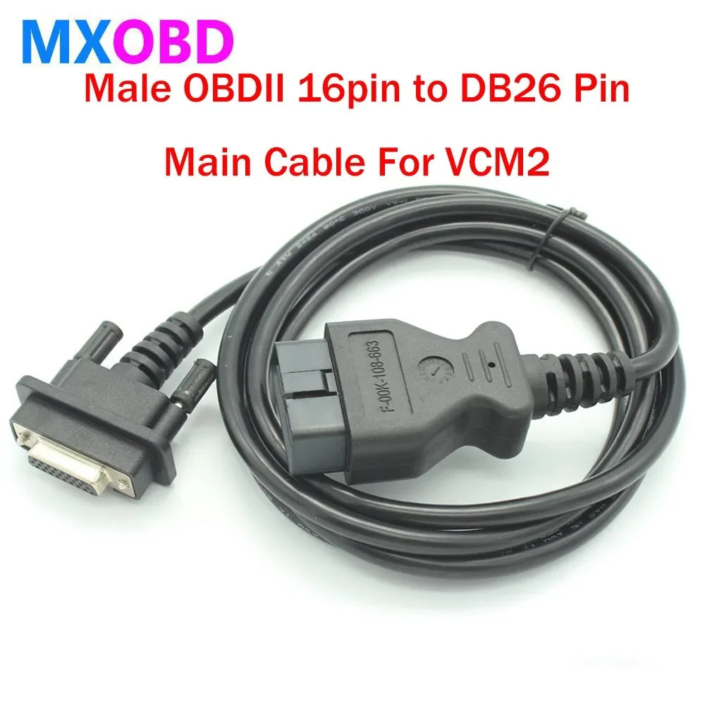 VCM II สายหลัก VCM2 16pin TO DB 26Pin สาย VCM 2 OBD2 อินเทอร์เฟซวินิจฉัยสําหรับ Ford 7 Pin