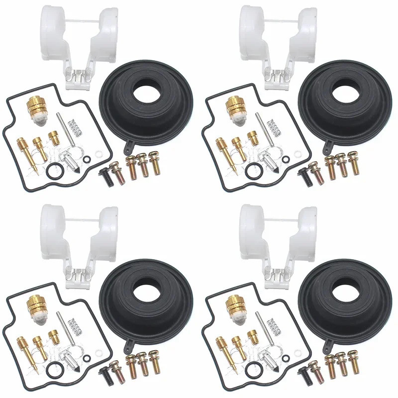 4 ชุดสําหรับ ZX400 ZXR400 ZX500 ZZR500 ZX 400 500 ZXR ZZR รถจักรยานยนต์คาร์บูเรเตอร์ซ่อมลอยเข็มที่นั