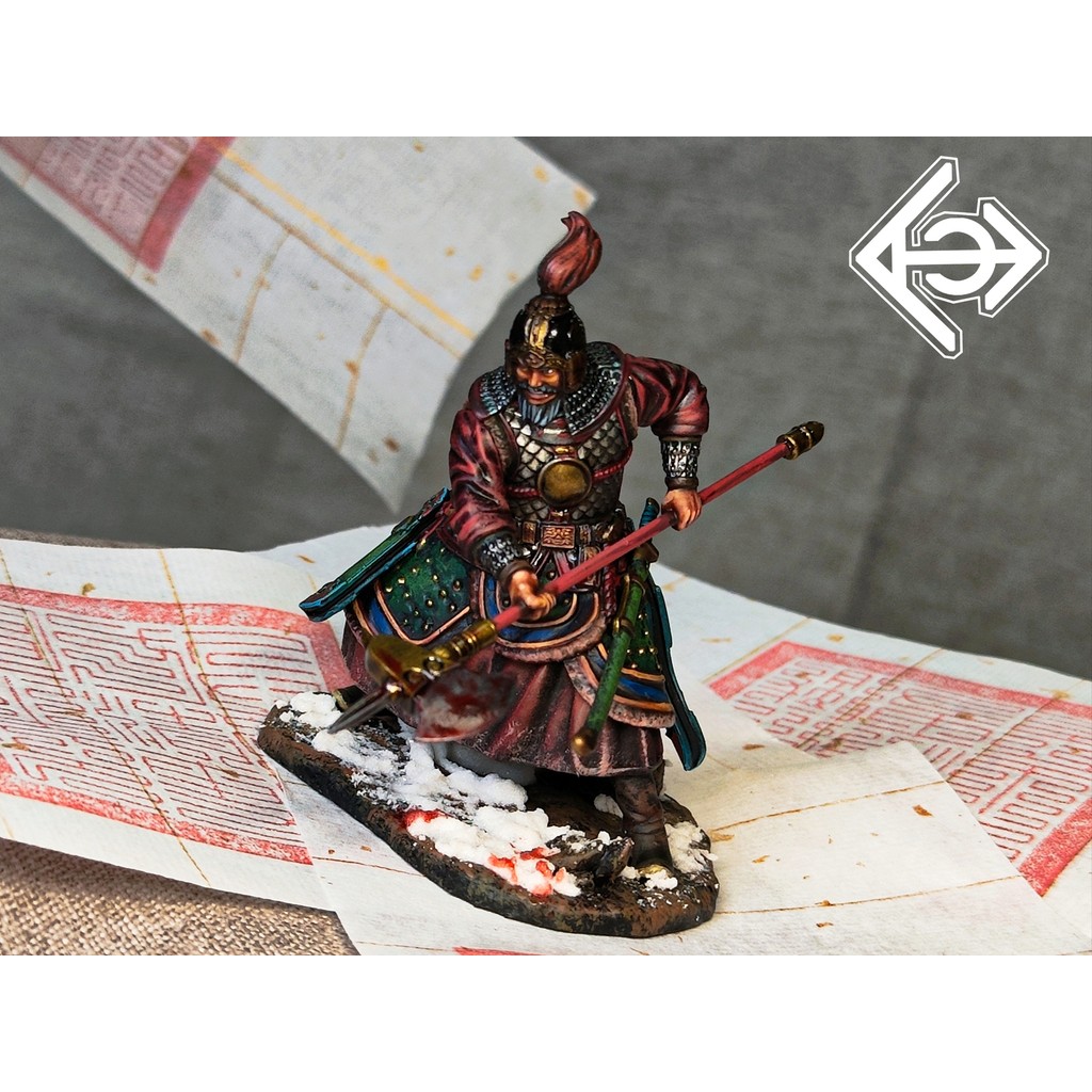 < Zhan Liaodong > Ming 003 Battle of the River Zhejiang Zuoying Chiffon Gold Figure
