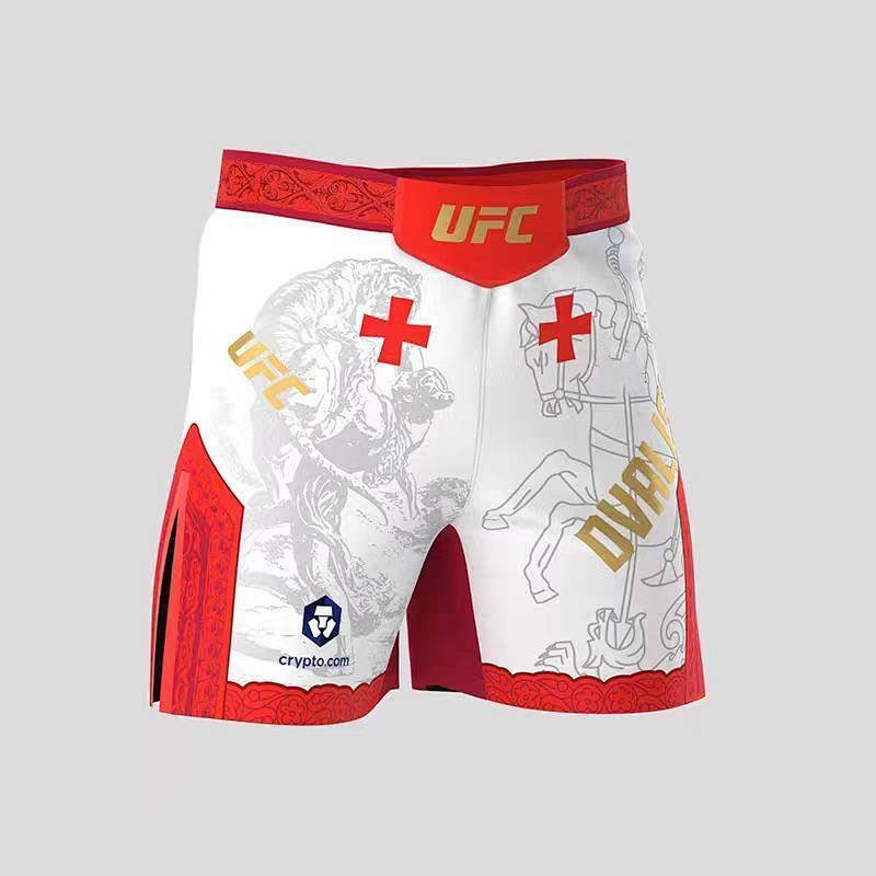 【Ready Stock】 Muay Thai Shorts Fight MMA Sanda UFC รูปที่ 2