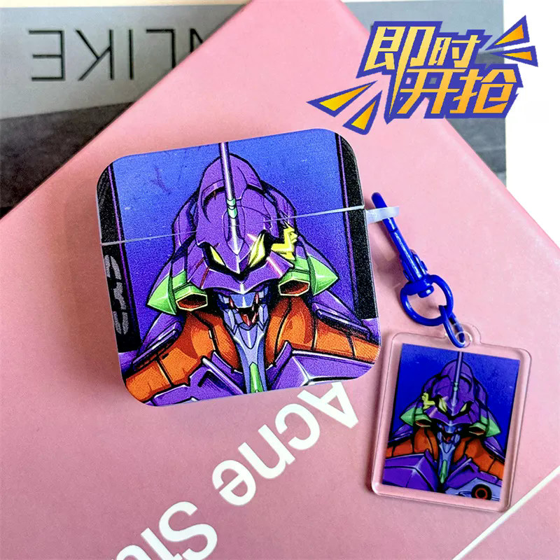 Neon Genesis Evangelion EVA No. 1 apple Airpods เคสป้องกัน Airpods pro2/3/4 เคสชุดหูฟังบลูทูธไร้สายร