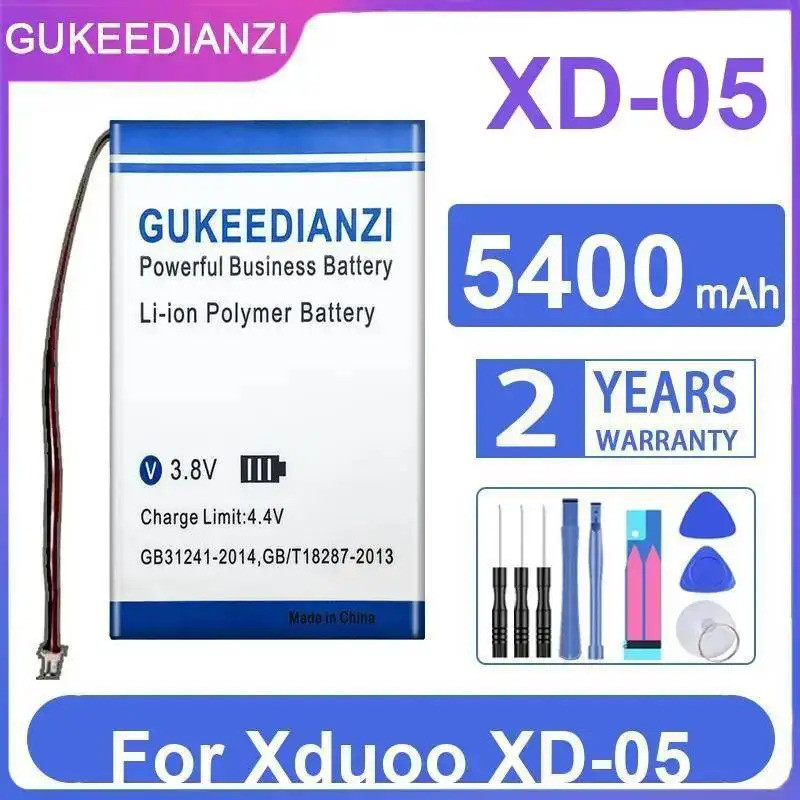 5400mAh แบตเตอรี่ถอดรหัสเสียงความเข้ากันได้สูงที่เชื่อถือได้สําหรับ Xduoo XD-05