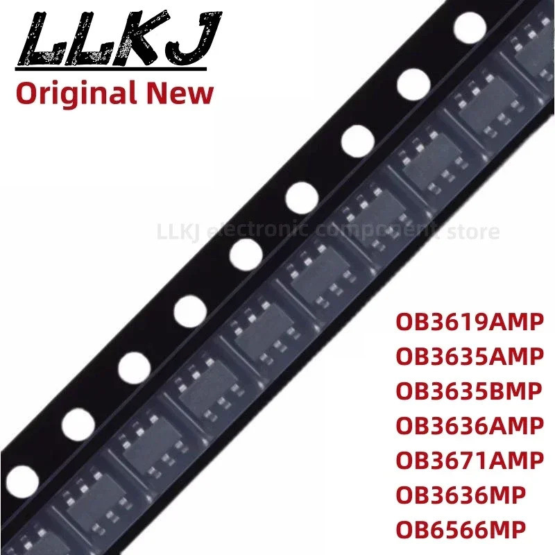 5 ชิ้น OB3619 3635 3636 3671 3636 6566MP/AMP/BMP SOT23-6 ชิปเซ็ต IC