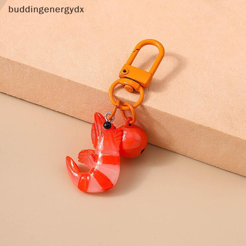 [ใหม่] น่ารักเรซิ่น 3D กุ้งพวงกุญแจจําลองอาหาร Key แหวนจี้ผู้หญิงกระเป๋าถือตกแต่ง DIY เครื่องประดับทําด้วยมือของขวัญ [TH]