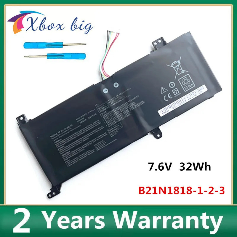 C21N1818 B21N1818 B21N1818-2 แบตเตอรี่สําหรับ Asus VivoBook Pro 14 15 X509JA X509MA X509UA X512UB F5