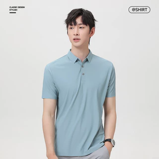 REYE เสื้อโปโลผู้ชาย แขนสั้น ผ้าไอซ์ซิลค์ ยืด4ทิศ แห้งไว ระบายอากาศดี ใส่ทำงาน ออกกำลังกาย