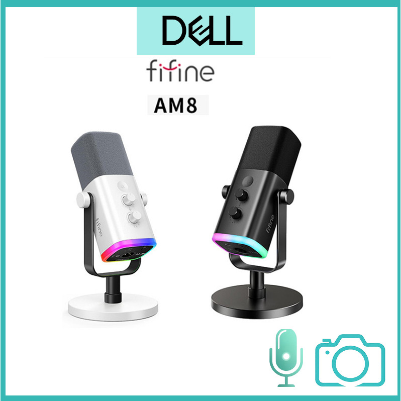FIFINE AM8 USB/XLR DYNAMIC MICROPHONE AM8 ไมโครโฟนไดนามิก USB