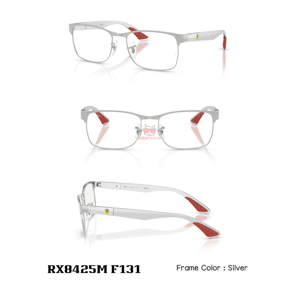 กรอบแว่นสายตา RayBan RX8425M F131 Ferrari Collection ของแท้ ส่งไว ประกันศูนย์ไทย 2ปี ดูแลหลังการขายโ