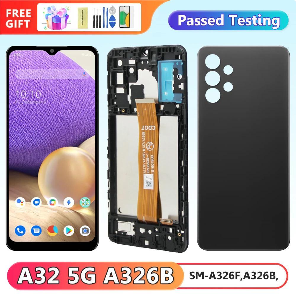 SAMSUNG 6.5 A32 5GสําหรับSamsung Galaxy A32 5GจอแสดงผลLCD Touch Screen AssemblyสําหรับA326B A326Uจอแ