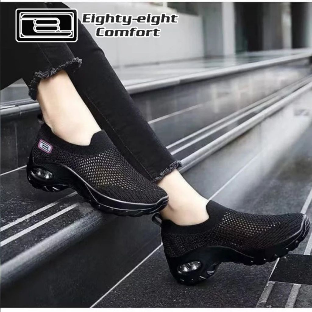 MKT TOP, รองเท้า WEDGE FLYKNIT สําหรับผู้หญิงล่าสุด 2026, รองเท้า MKT TOP FLYKNIT, W518