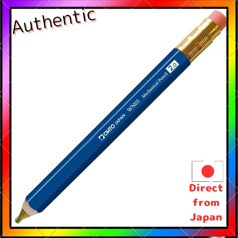 Auto Mechanical Pencil Wooden Shaft Sharp WN03 WN03-SP20-BL
