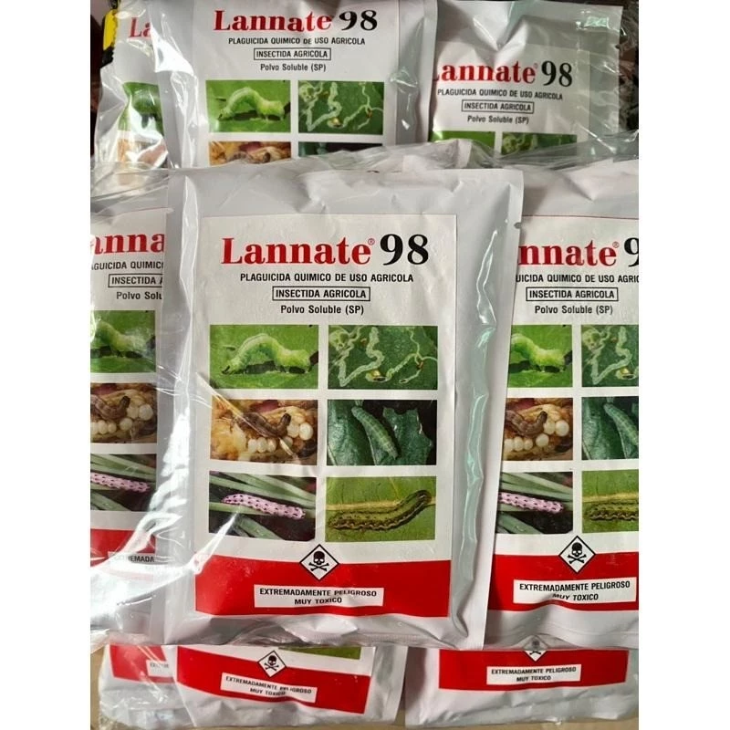 (10 ซอง) ส่งไว ของแท้ แลนแนท 98 หัวแลนแนต แลนเนด กำจัดเพลี้ย หนอน ซองขาว 100 กรัม แลนเนทฆ่าแมลง
