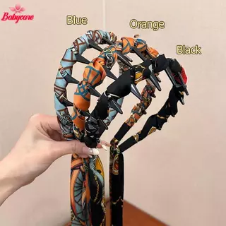 <BYCE-t> Ribbonb , Vintage Wave พร้อมริบบิ้นลายดอกไม้ &b - ที่คาดผมเอฟเฟกต์มงกุฎสูงแบบพลิกกลับได้