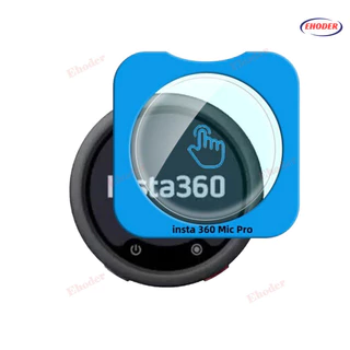 1-3 ชิ้นติดตั้งง่ายป้องกันหน้าจอสําหรับ Insta360 Mic Pro กระจกนิรภัยสําหรับ Insta360MicPro ฟิล์มป้องกันสําหรับ Insta 360 MicPro อุปกรณ์เสริม