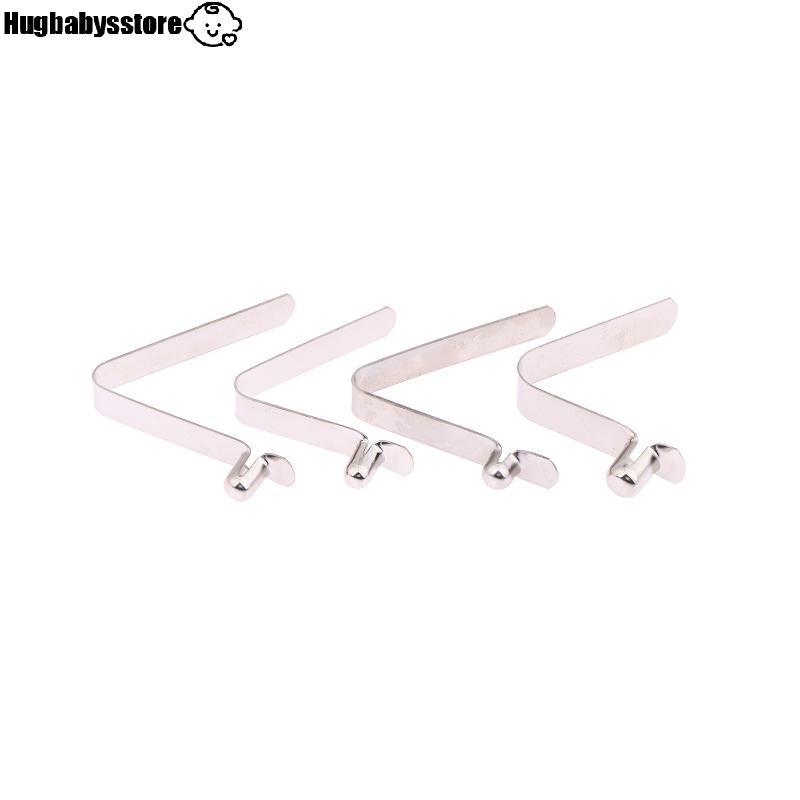 [Hugbabys-t] 10 ชิ้น Snap Loing Kayak Paddle ฤดูใบไม้ผลิคลิปเหล็ก V-Shaped Lift Telescopic Loing Tub
