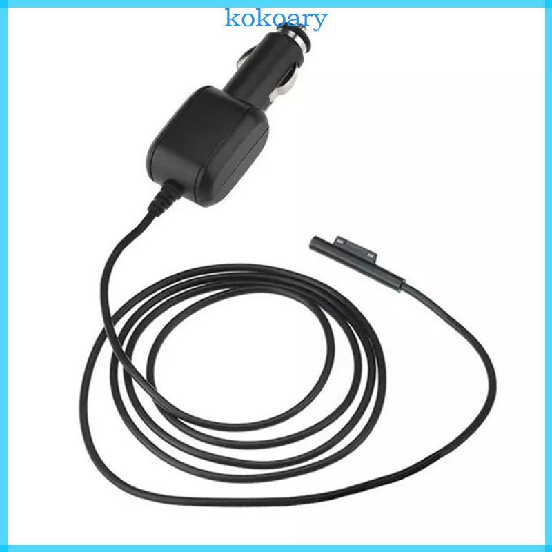 KOK Protable Surface Car Charger Adapter Cable Power สําหรับ Surface 7 6 5 4 3