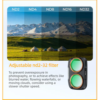 K&F Concept DJI OSMO Pocket 4 Pro Filter - UV/CPL/ND/Black Mist/Anti-Light Pollution...