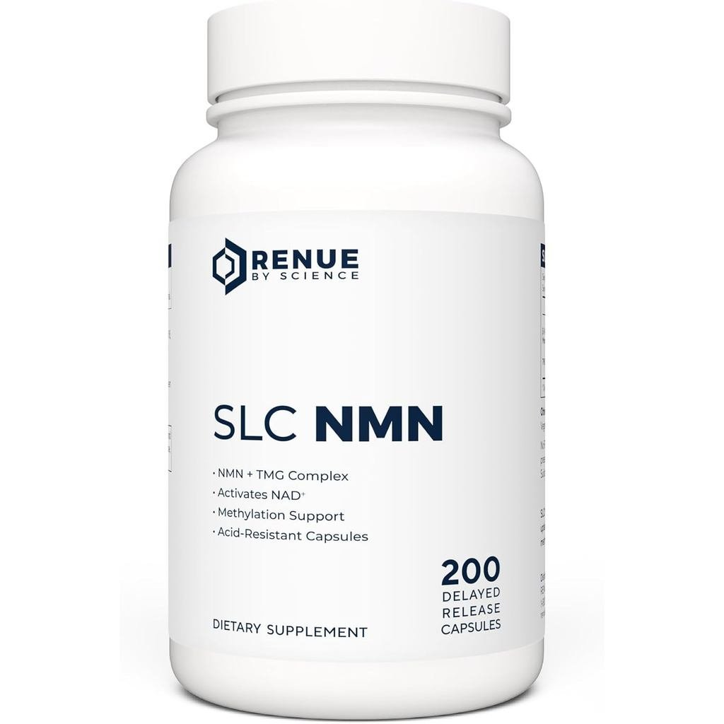 อาหารเสริม Renue By Science NMN | 200 SLC Enteric Capsules - 250 มก. Nicotinamide Mononucleotide ต่อ