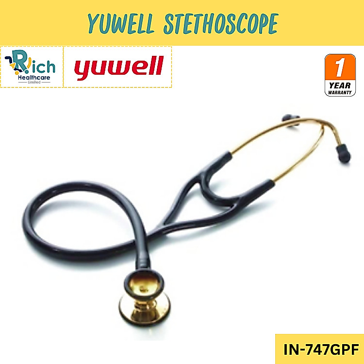 Yuwell Stethoscope ชุดหูฟังการเต้นของหัวใจ รุ่น IN-747GPF [รับประกันคุณภาพ 1 ปี]