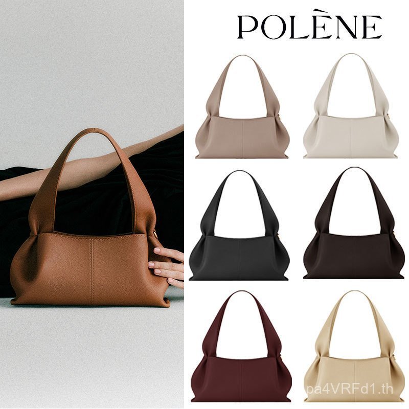 Polene Polene Polene Cloud Bag Number Handbag Genuine Leather Shoulder Armpit Bag