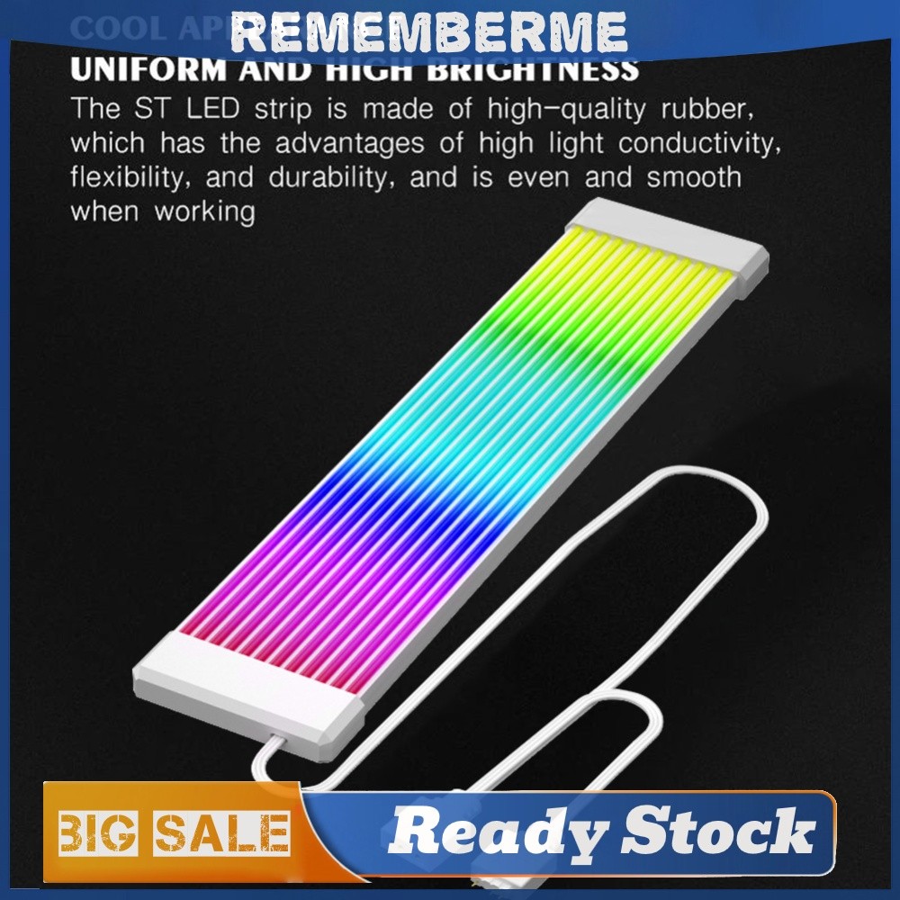 ที่มีประโยชน์ 5V 3Pin PC RGB GPU Cable 8Pin 24Pin PSU RGB Cable Extensions สําหรับ PC Case