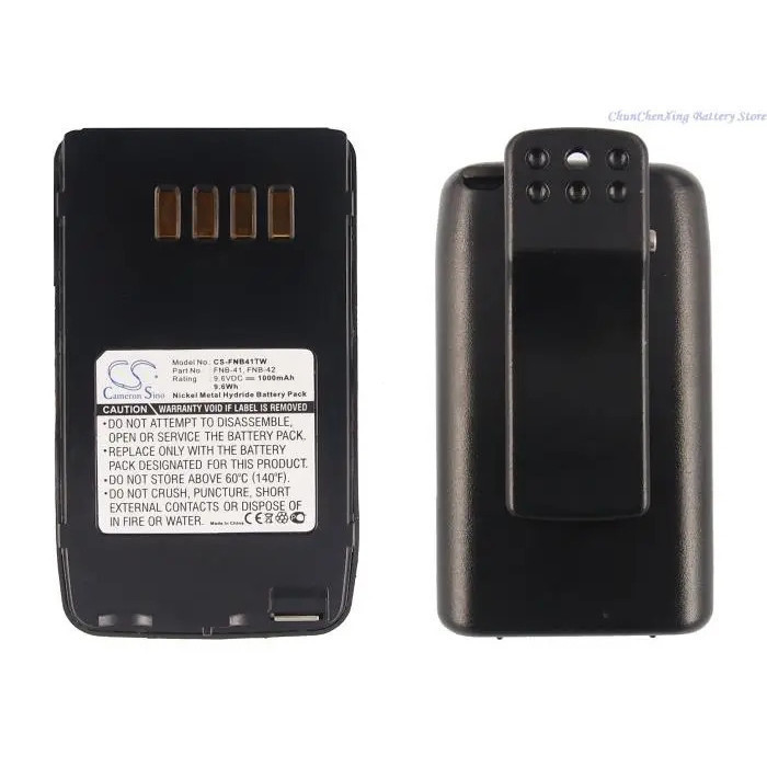 Cameron Sino 1000mAh แบตเตอรี่วิทยุสองทางสําหรับ Vertex/YAESU FT-10, FT-10R, FT-40, FT-40R, FT-50, F