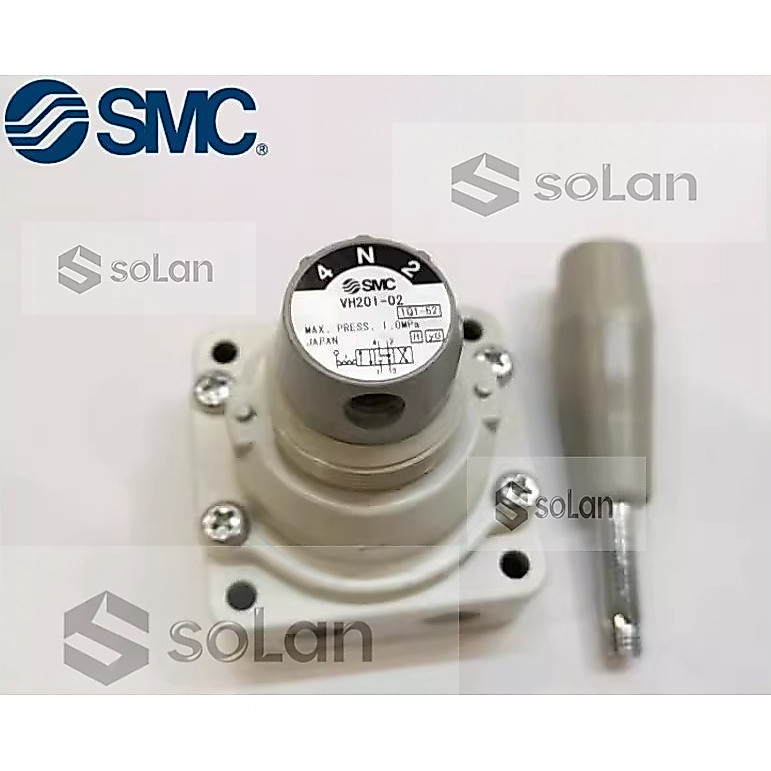 SMC วาล์วหมุนมือ VH200/VH201/VH202/VH300/VH302/VH400/VH402/VH210/VH212/VH211/VH310-02-03-04 ยี่ห้อใหม่
