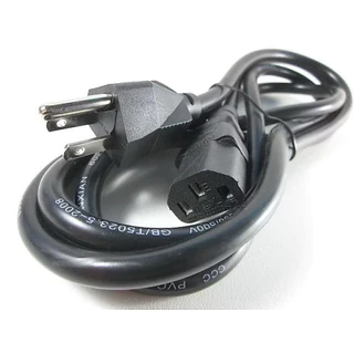 สายไฟเอซี (AC Power) 3x1.0mm ความยาว 1.8เมตร / 3เมตร / 5เมตร / 10 เมตร สำหรับคอมพิวเตอร์และเครื่องใช้ไฟฟ้า (Black)